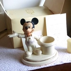 Lenox Mickey mouse votive candle holder or ring holder old but new in box